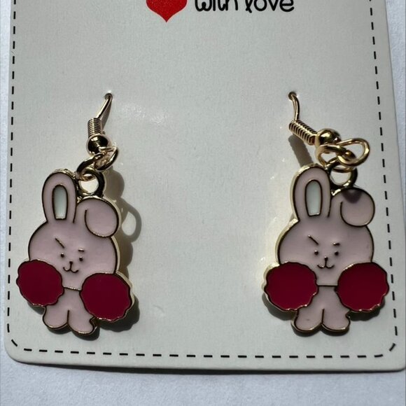BT21 COOKY JUNGKOOK BTS earrings - Picture 2 of 3